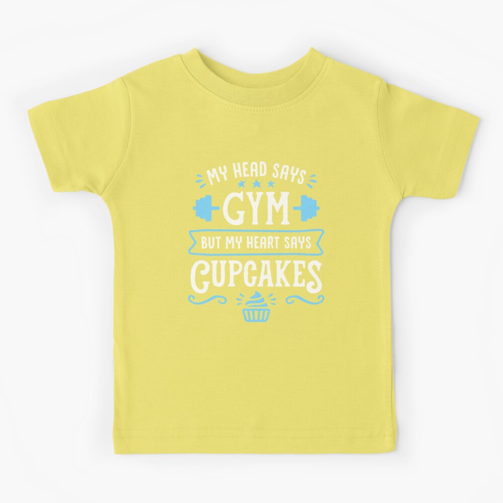 Will exercise for cupcakes gym clever quotes funny t-shirt Long Sleeve T  Shirt by greyhorseart