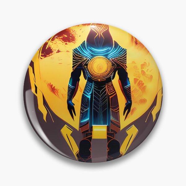 Item preview, Ra Egyptian Sun God Cyberpunk Sticker - Futuristic Design Featuring Ra, the Powerful Deity of Ancient Egypt in a Cyberpunk Style - Perfect for Laptops, Water Bottles, and More! designed and sold by Mytho Merch.
