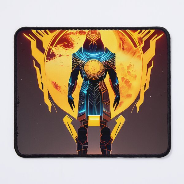 Item preview, Ra Egyptian Sun God Cyberpunk Sticker - Futuristic Design Featuring Ra, the Powerful Deity of Ancient Egypt in a Cyberpunk Style - Perfect for Laptops, Water Bottles, and More! designed and sold by Mytho Merch.