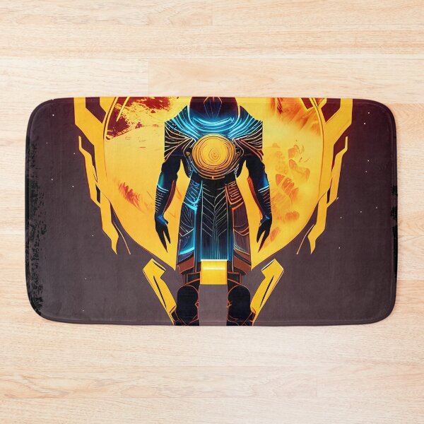 Item preview, Ra Egyptian Sun God Cyberpunk Sticker - Futuristic Design Featuring Ra, the Powerful Deity of Ancient Egypt in a Cyberpunk Style - Perfect for Laptops, Water Bottles, and More! designed and sold by Mytho Merch.