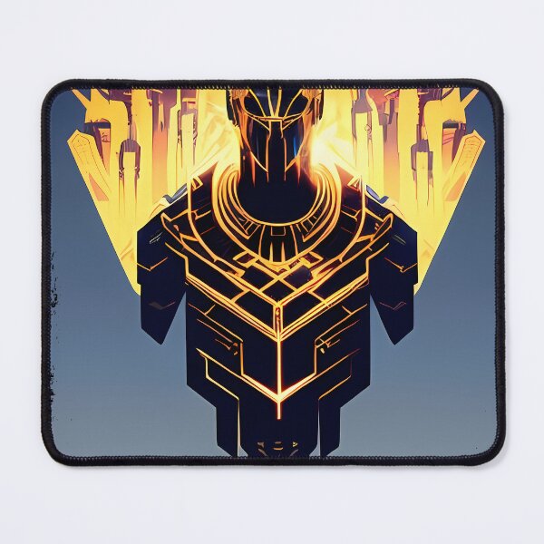 Item preview, Ra Egyptian Sun God Cyberpunk Sticker - Futuristic Design Featuring Ra, the Powerful Deity of Ancient Egypt in a Cyberpunk Style - Perfect for Laptops, Water Bottles, and More! designed and sold by Mytho Merch.