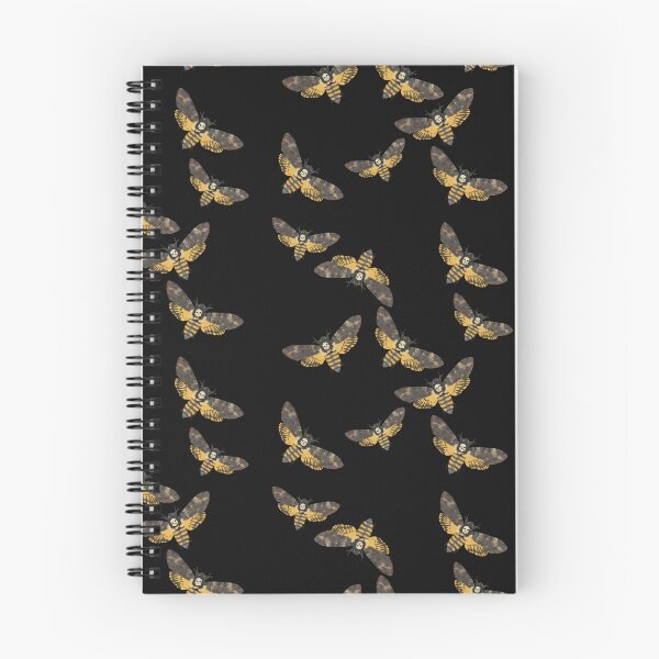 Item preview, Death's Head Moths Black designed and sold by Ashley Gagnon.