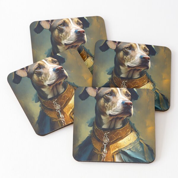Item preview, DOG Portrait, Pet Portrait Royal, Renaissance Animal Painting,  Pet Lover Gif, AI art, Print Art designed and sold by XIX361ART.