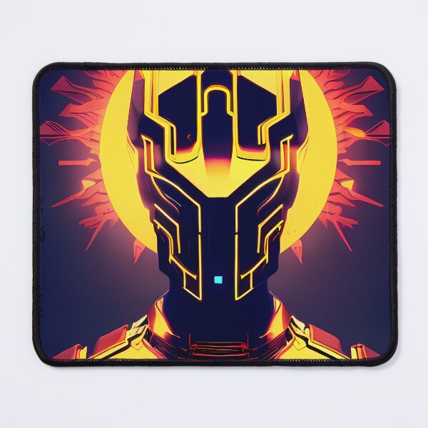 Item preview, Ra Egyptian Sun God Cyberpunk Sticker - Futuristic Design Featuring Ra, the Powerful Deity of Ancient Egypt in a Cyberpunk Style - Perfect for Laptops, Water Bottles, and More! designed and sold by Mytho Merch.