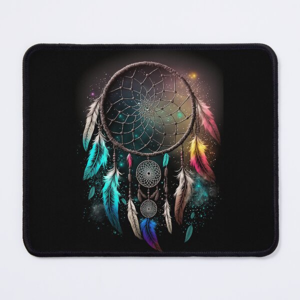 Item preview, Multicolored Sparkle Dreamcatcher - Native American Spiritual Symbol Dream Protection designed and sold by Dragonstrom.