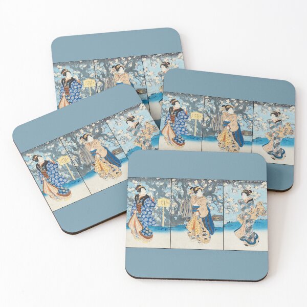 Item preview, ukiyo-e Japanese geisha in kimono designed and sold by MerryCrown.
