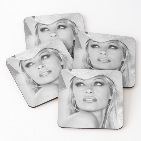 Item preview, Pamela Anderson black and white actor and star designed and sold by Bela Ambrus.