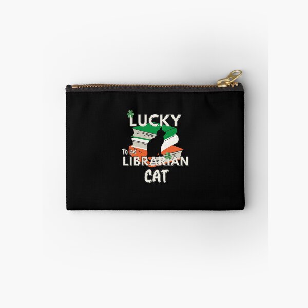 Item preview, Lucky to be a Librarian cat. designed and sold by sirilakk.