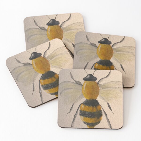 Item preview, Bee 4 in Watercolour  designed and sold by lilacshoes_art.