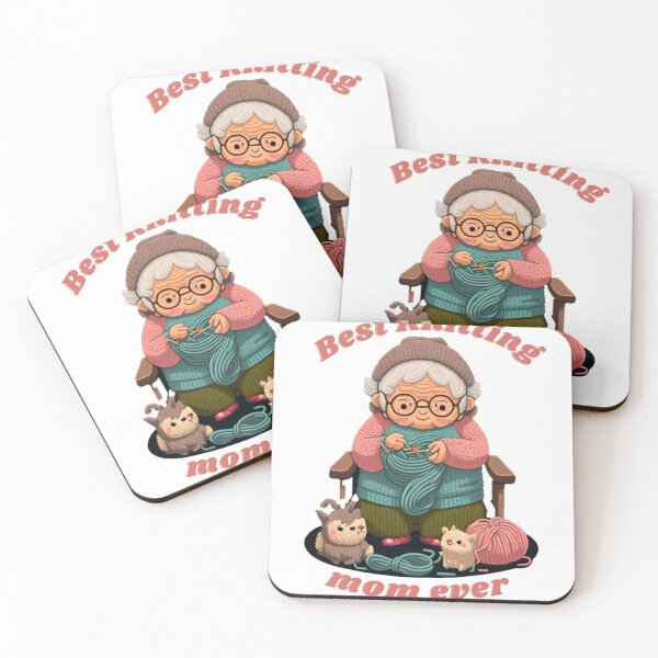 Item preview, best knitting mom ever designed and sold by printiesart.