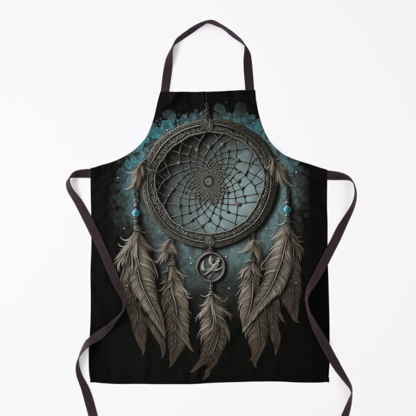 Item preview, Brown Dreamcatcher w/ Muted Turquoise Accents - Native American Spiritual Symbol Dream Protection designed and sold by Dragonstrom.