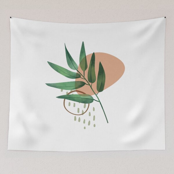 Item preview, Boho style Leaf, geometric wall art designed and sold by ug-atelier.