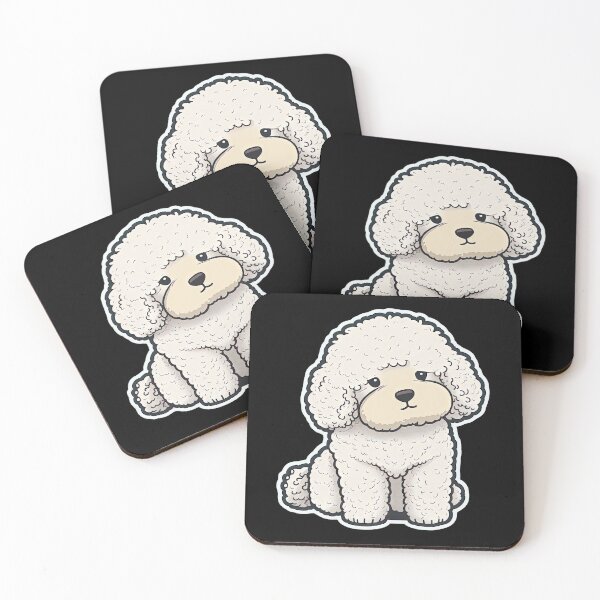 Item preview, Cute Poodle Dog Anime Cartoon Style designed and sold by AnimalArtPhotos.