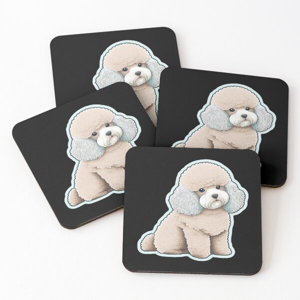 Item preview, Pet Poodle Dog Anime Cartoon Style designed and sold by AnimalArtPhotos.
