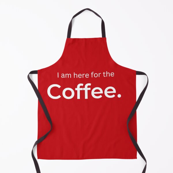 Item preview, I am here for the Coffee (red) designed and sold by ArtifyAvangard.