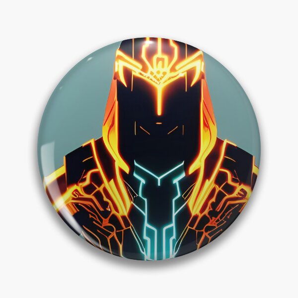 Item preview, Ra Egyptian Sun God Cyberpunk Sticker - Futuristic Design Featuring Ra, the Powerful Deity of Ancient Egypt in a Cyberpunk Style - Perfect for Laptops, Water Bottles, and More! designed and sold by Mytho Merch.
