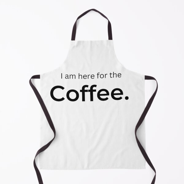 Item preview, I am here for the Coffee (white) designed and sold by ArtifyAvangard.