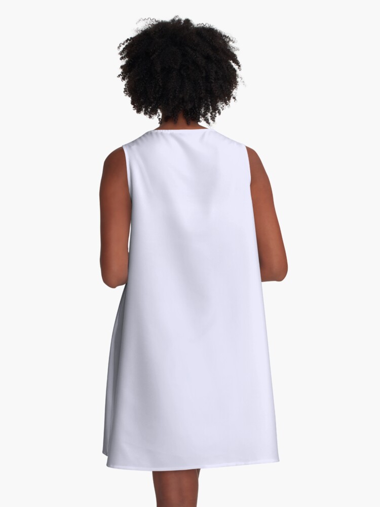 Thumbnail 3 of 4, A-Line Dress, Solid Pale Lavender designed and sold by wwlmerch.
