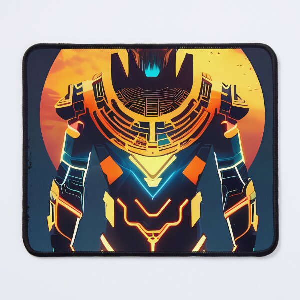 Item preview, Ra Egyptian Sun God Cyberpunk Sticker - Futuristic Design Featuring Ra, the Powerful Deity of Ancient Egypt in a Cyberpunk Style - Perfect for Laptops, Water Bottles, and More! designed and sold by Mytho Merch.