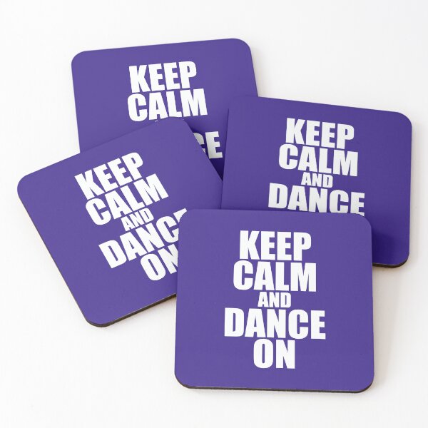 Item preview, Keep Calm and Dance On, funny text design, music, gift for dancer, dance teacher, dj, disc jockey designed and sold by wondertree.