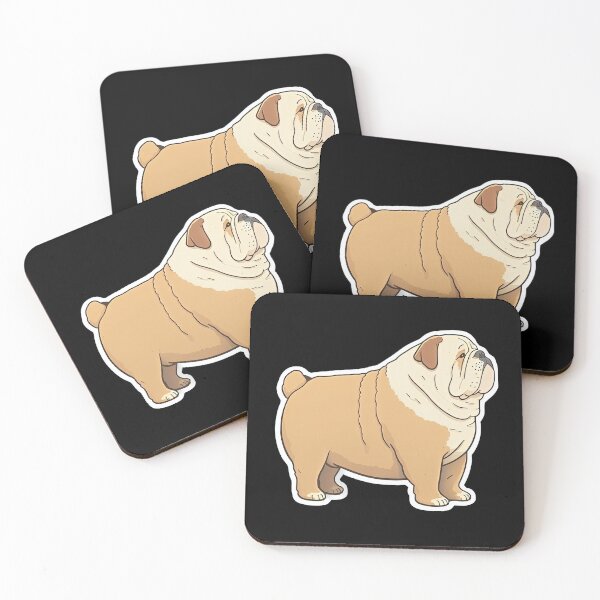 Item preview, Cute Funny Fat Bulldog Obese Pet Animal Fun designed and sold by AnimalArtPhotos.