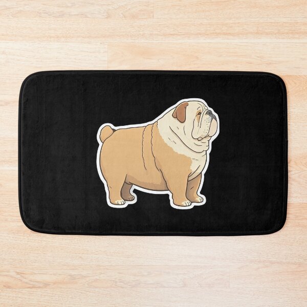 Item preview, Cute Funny Fat Bulldog Obese Pet Animal Fun designed and sold by AnimalArtPhotos.