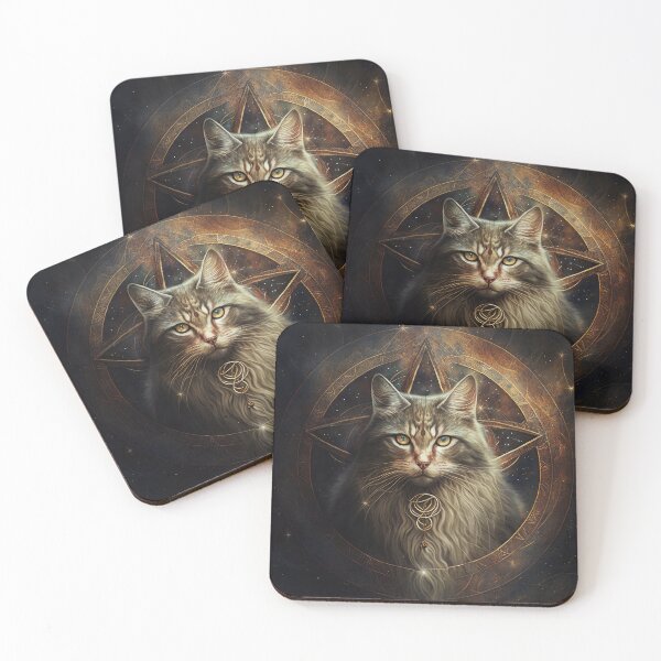 Item preview, Cat Spirit Animal 12 designed and sold by thewandswant.