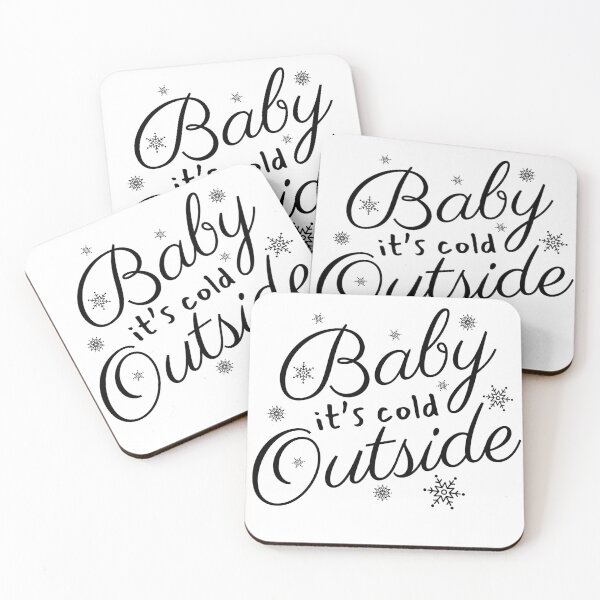 Item preview, Baby It's Cold Outside Text Design designed and sold by BrightLightArts.