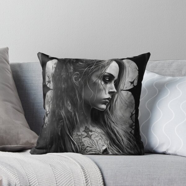 Item preview, Gothic Art - Gothic Beauty Painting - Gothic Horror Artwork  designed and sold by ZickDezine.
