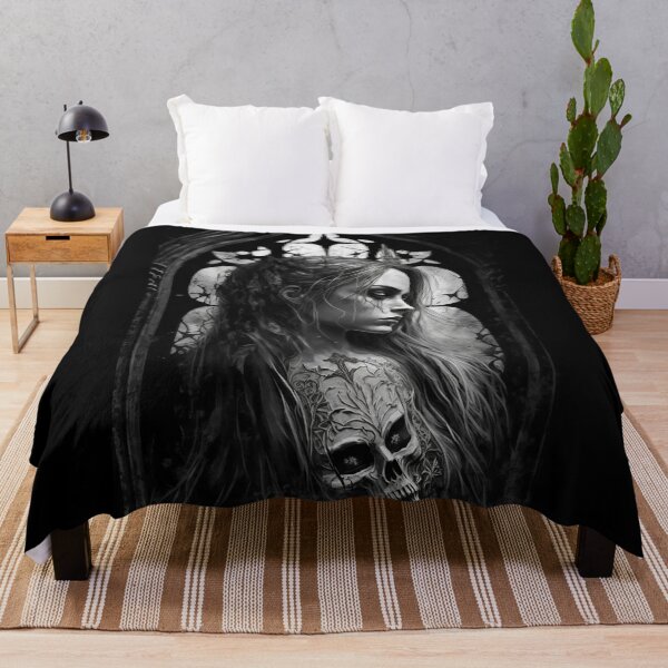 Item preview, Gothic Art - Gothic Beauty Painting - Gothic Horror Artwork designed and sold by ZickDezine.