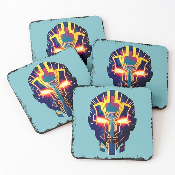 Item preview, Ra Egyptian Sun God Cyberpunk Sticker - Futuristic Design Featuring Ra, the Powerful Deity of Ancient Egypt in a Cyberpunk Style - Perfect for Laptops, Water Bottles, and More! designed and sold by Mytho Merch.