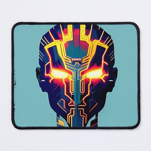 Item preview, Ra Egyptian Sun God Cyberpunk Sticker - Futuristic Design Featuring Ra, the Powerful Deity of Ancient Egypt in a Cyberpunk Style - Perfect for Laptops, Water Bottles, and More! designed and sold by Mytho Merch.