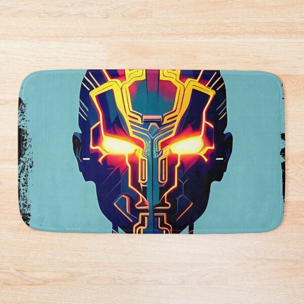 Item preview, Ra Egyptian Sun God Cyberpunk Sticker - Futuristic Design Featuring Ra, the Powerful Deity of Ancient Egypt in a Cyberpunk Style - Perfect for Laptops, Water Bottles, and More! designed and sold by Mytho Merch.