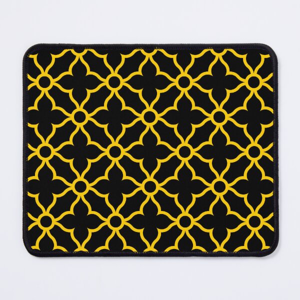 Item preview, Black Yellow Arabic Pattern designed and sold by Patternawy.