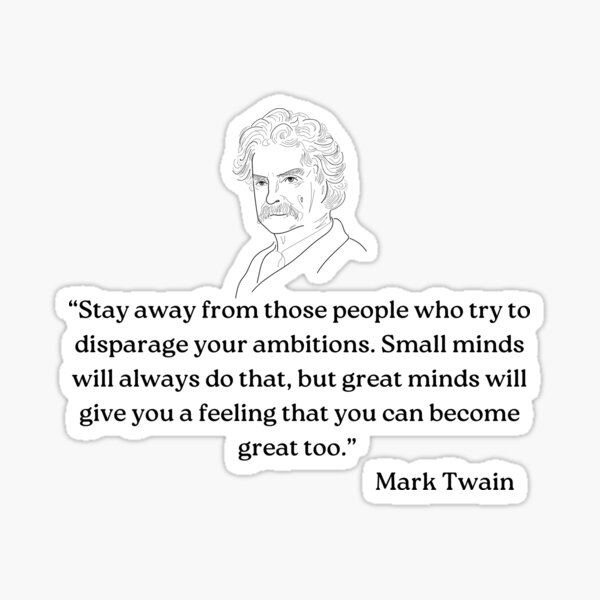 Item preview, Great mind mark twain designed and sold by motivationhood.