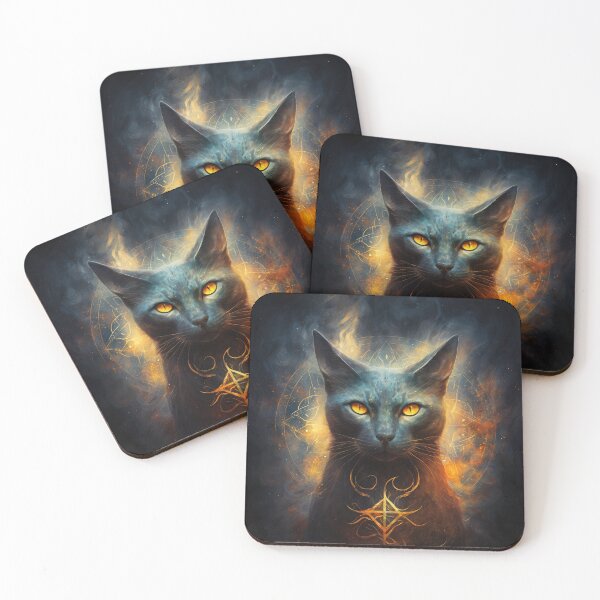 Item preview, Cat Spirit Animal 19 designed and sold by thewandswant.