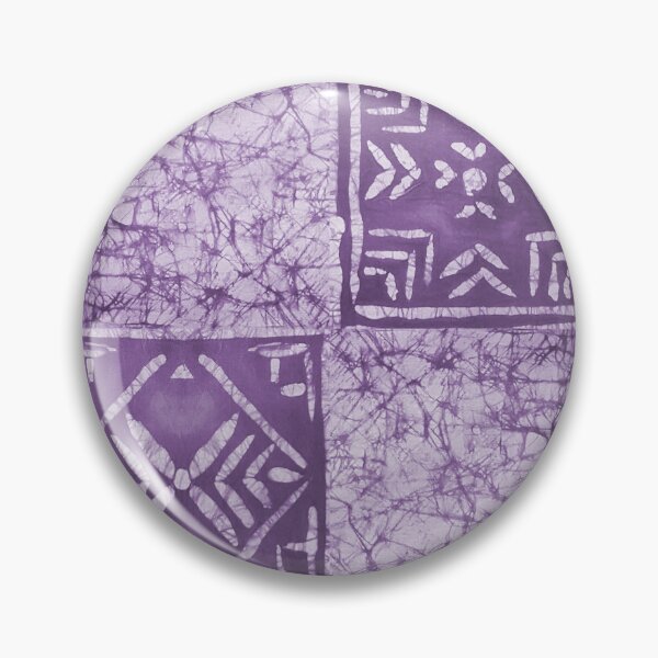Artikelvorschau, Square Printed Geometric Batik Tie Dye Print - Purple entworfen und verkauft von SemDesigns1.