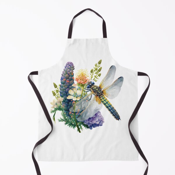 Item preview, Dragonfly Flower Garden designed and sold by purplesensation.