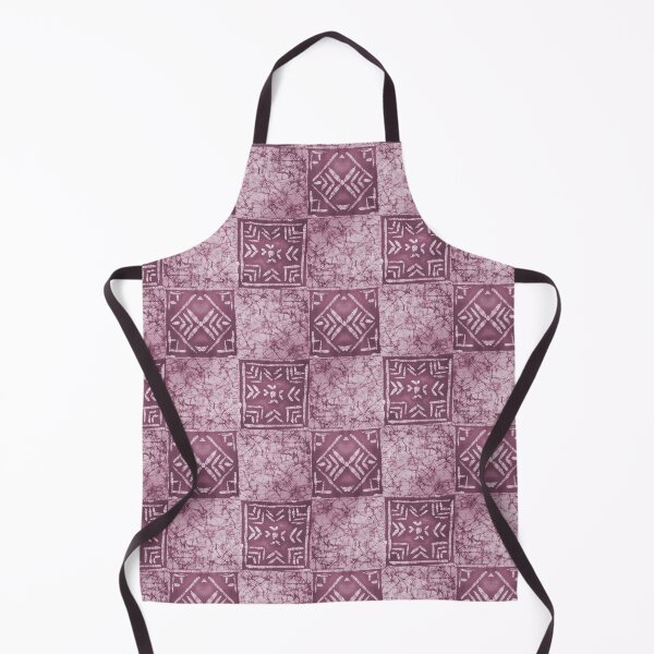 Artikelvorschau, Square Printed Geometric Batik Tie Dye Print - Dark Pink entworfen und verkauft von SemDesigns1.