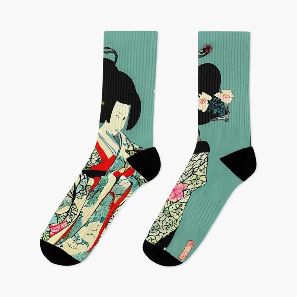 Item preview, Japanese Geishas #2 Takato Yamamoto style designed and sold by PrintForTheSoul.