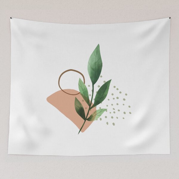 Item preview, Boho style Leaf, geometric wall art designed and sold by ug-atelier.