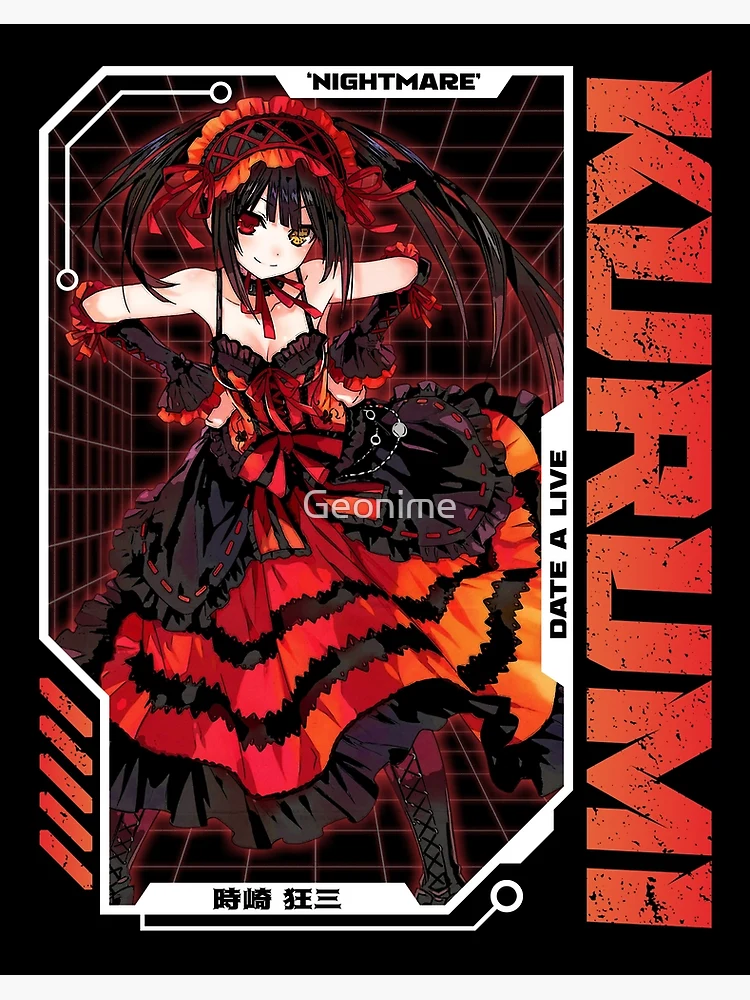 Kurumi Tokisaki - Date A Live v.3 color version Sticker for Sale by  Geonime