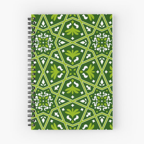 Item preview, Green white Arabic Pattern designed and sold by Patternawy.