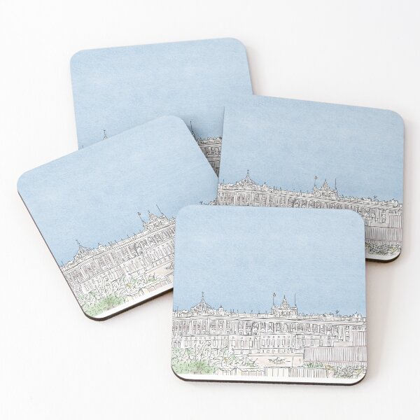 Item preview, Madrid Skyline designed and sold by captaingursel.