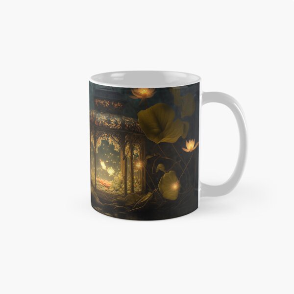 Item preview, Magical Glowing Lantern on a Pond of Lillypads designed and sold by Dragonstrom.