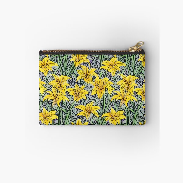 Item preview, Yellow lily pattern,lilies william morris style designed and sold by patterncrow.