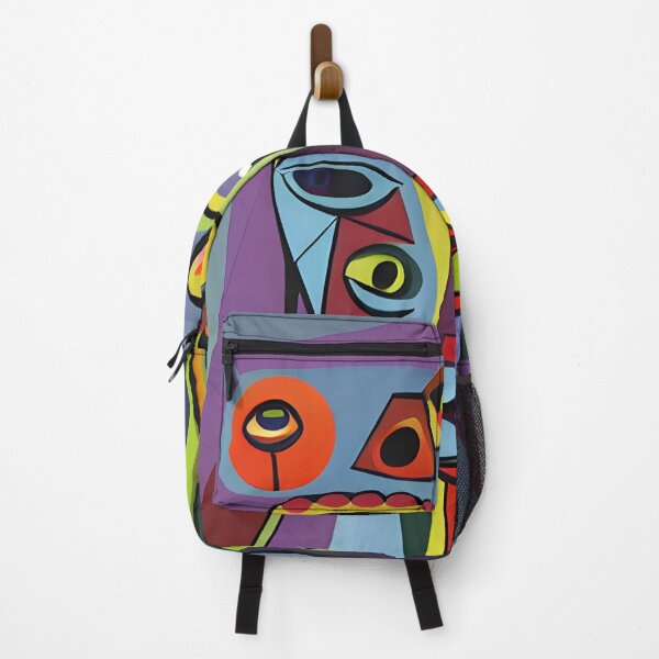 Item preview, Cubism Abstract Minimalist Colorful Mask designed and sold by syncscollective.