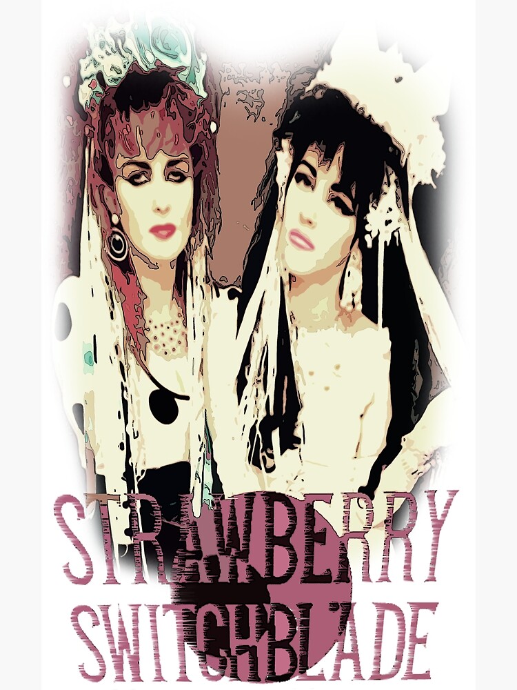 Strawberry Switchblade Art Print By Kawaiikastle Redbubble