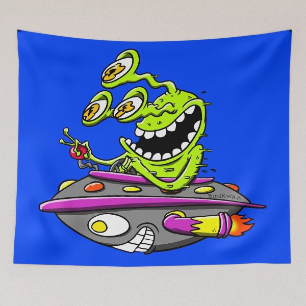Aperçu de l'œuvre Hotrod extraterrestre créée et vendue par Bunkwaa.