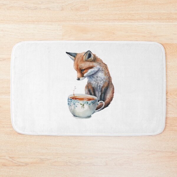 Item preview, Tea Time Fox designed and sold by mtperspective.